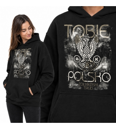 Damska bluza z kapturem TOBIE POLSKO